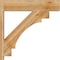 Ekena Millwork Merced Block Rough Sawn Outlooker, Western Red Cedar, 8"W x 34"D x 34"H OUT08X34X34MRC05RWR - alternate 3